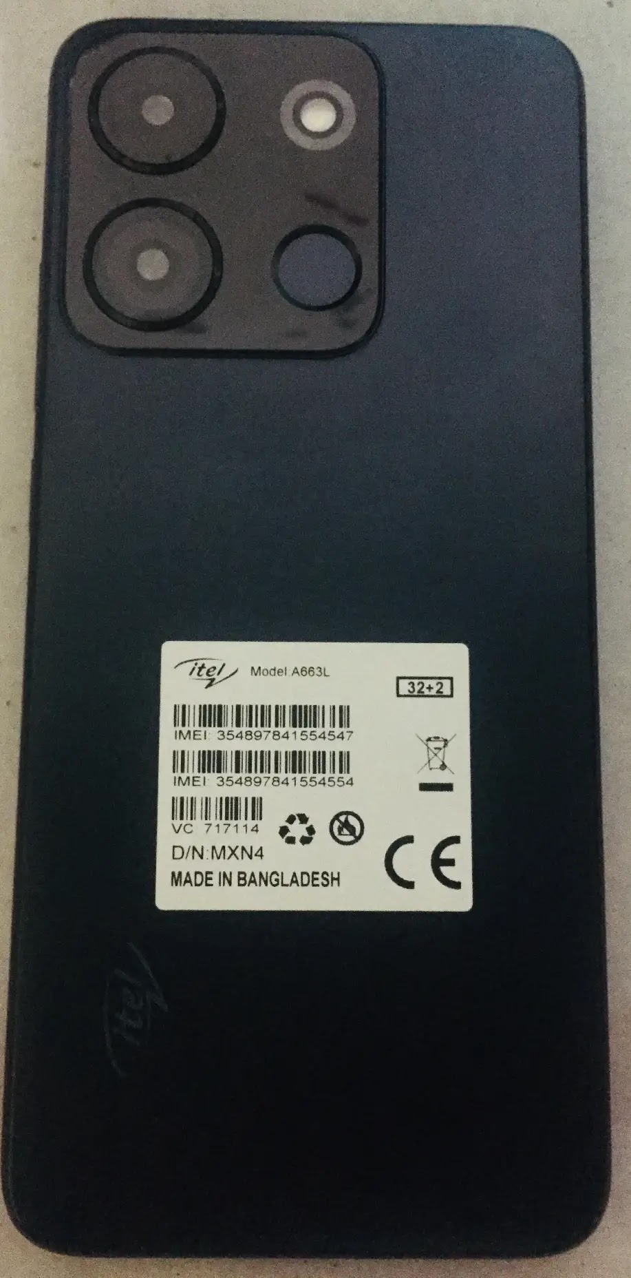 iTel A05s A663L Flash File