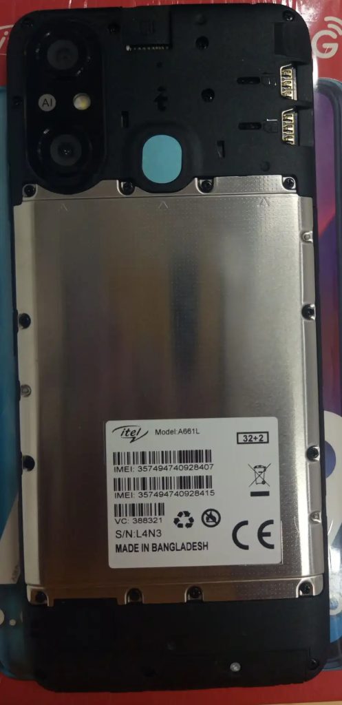 iTel A49 A661L Flash File