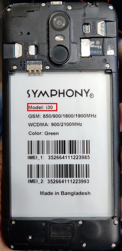 Symphony I30 Flash File