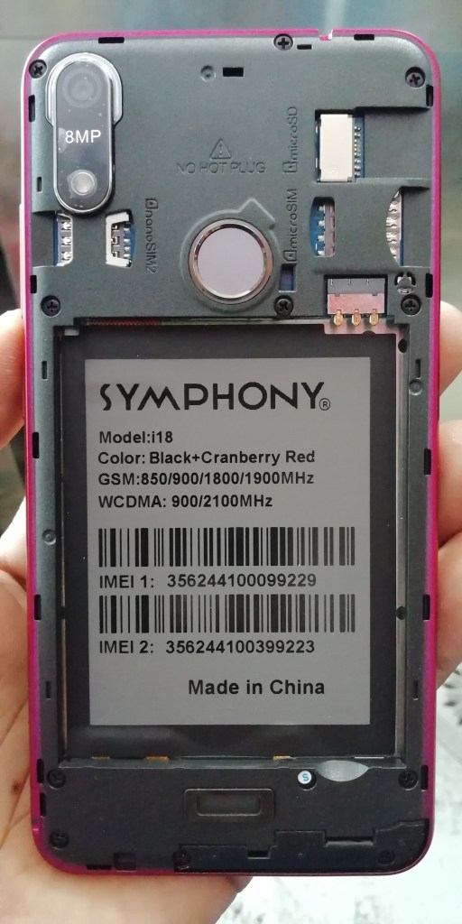 Symphony i18 Flash File
