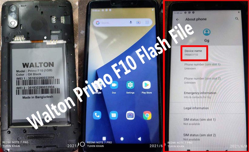 Walton Primo F10 Flash File