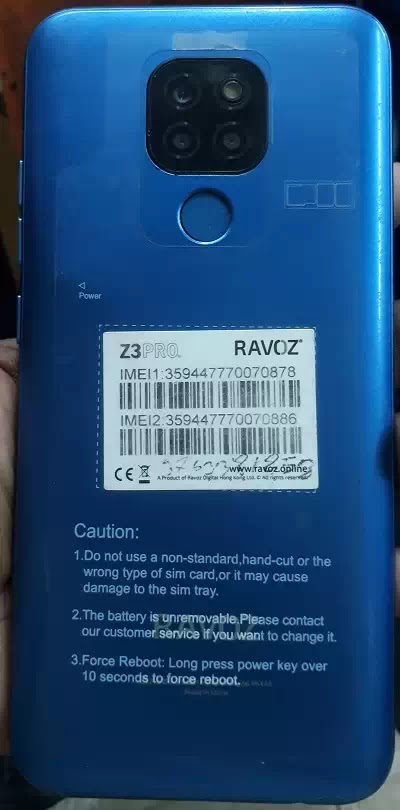 Ravoz Z3 Pro Flash File