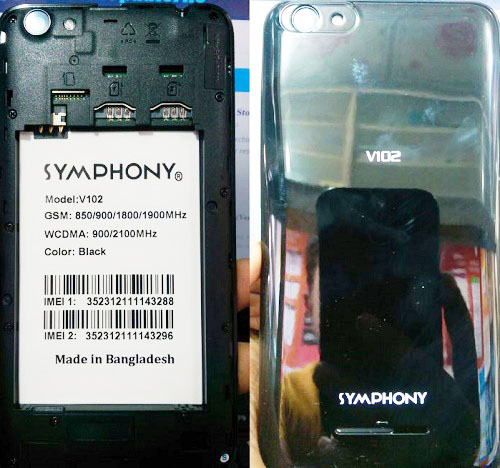 Symphony V102 Flash File