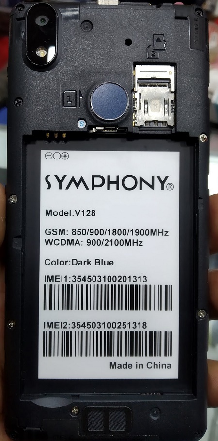 Symphony V128 Flash File