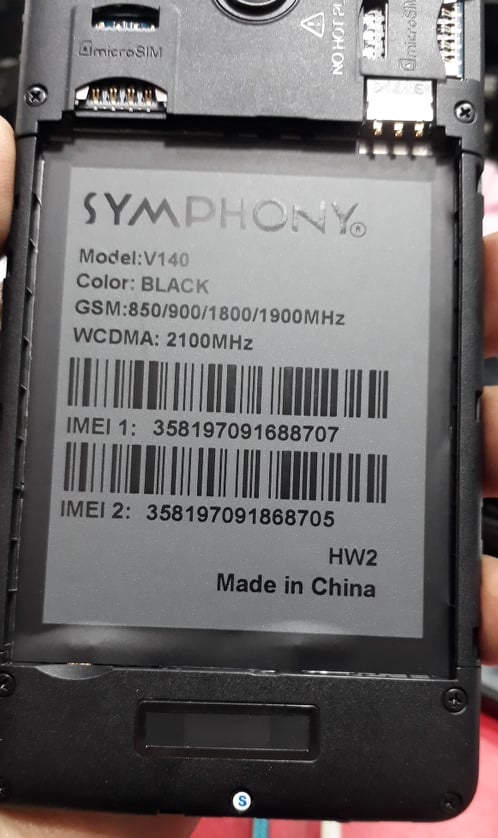 Symphony V140 Flash File