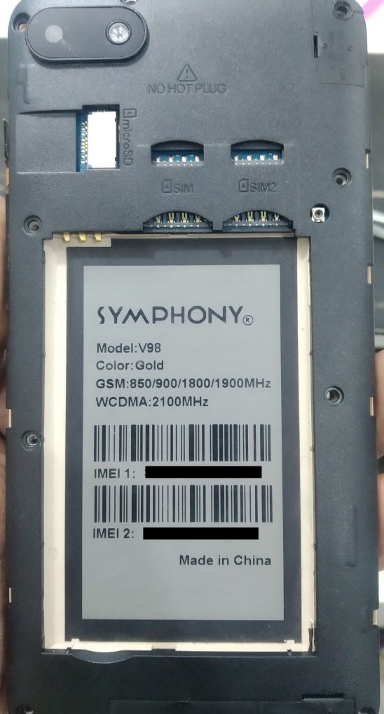 Symphony V98 Flash File