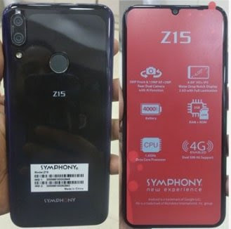 Symphony Z15 Flash File
