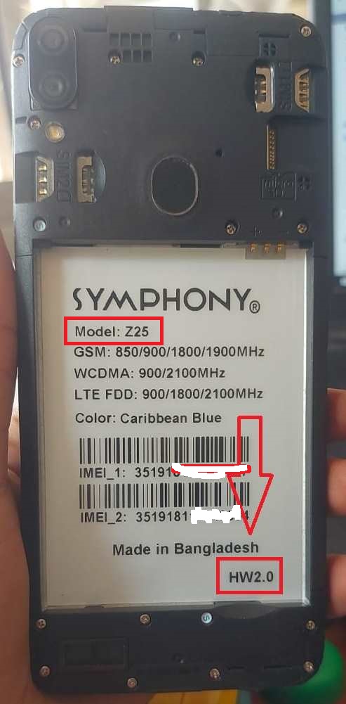 Symphony Z25 Flash File