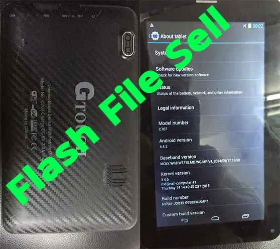 Gtouch C707 Flash File