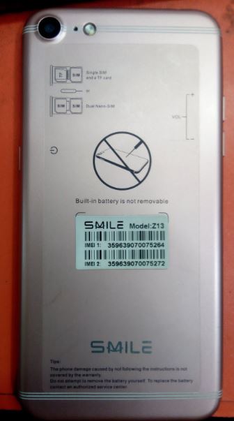 Smile Z13 Flash File