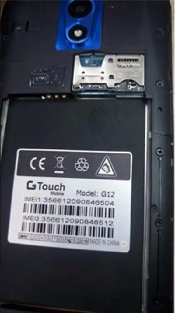Gtouch G12 Flash File