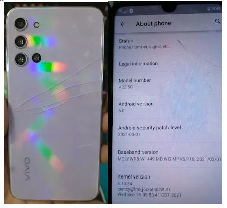 Vivo Clone A22 5G Flash File