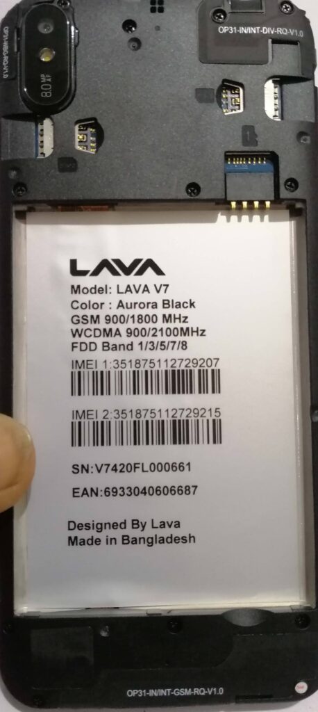 Lava Benco V7 Flash File