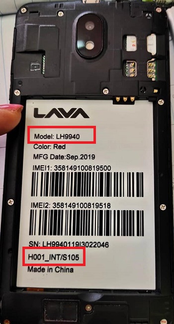 Lava Iris 43 LH9940 Flash File