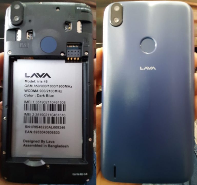 Lava Iris 46 Flash File
