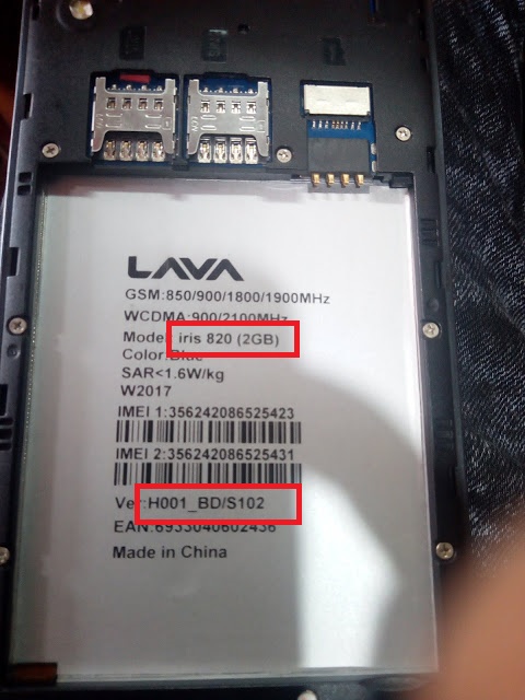 Lava Iris 820 Flash File
