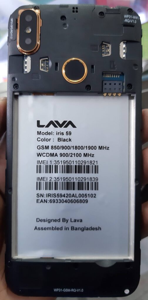 Lava iris 59 LE9930 Flash File