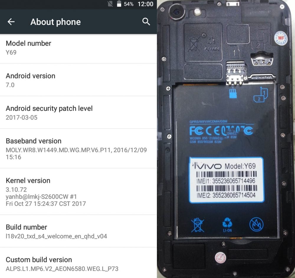 Vivo Clone Y69 Flash File